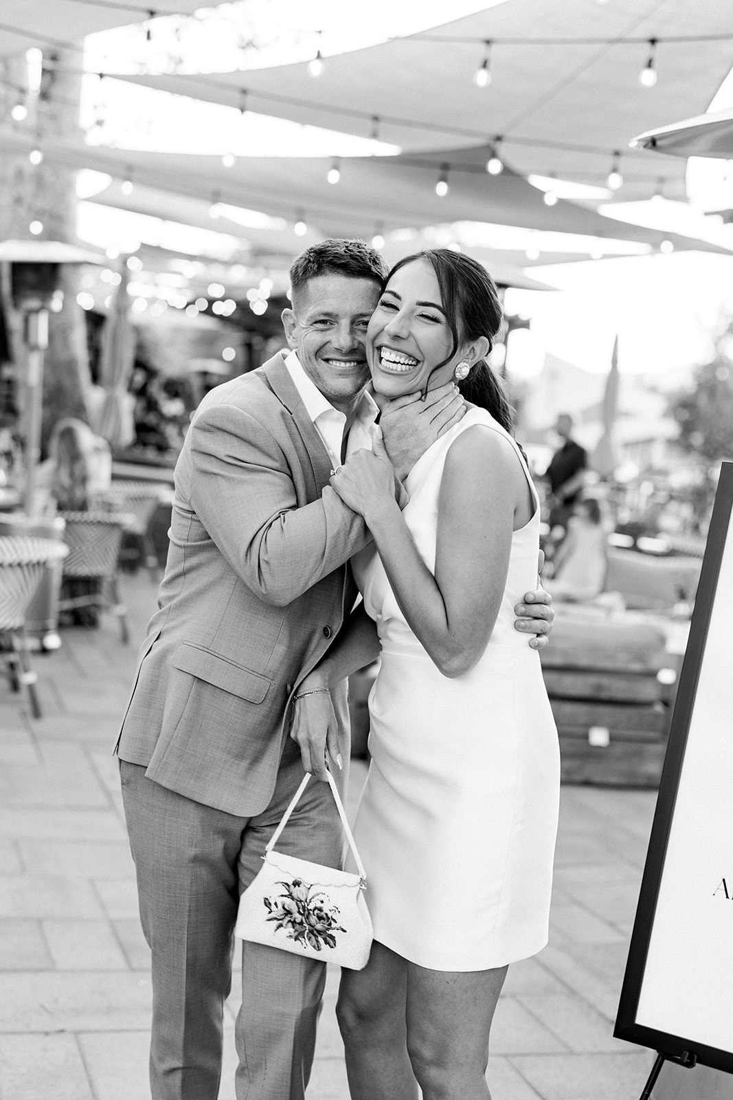 modern wedding rehearsal dinner at Crawford’s Social in Westlake Village